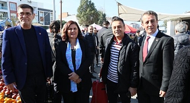 Başkan Çerçioğlu esnaf ve vatandaşlarla buluştu