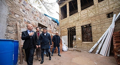 Basmane Oteller Sokağı Restorasyonunun yarısı tamamlandı