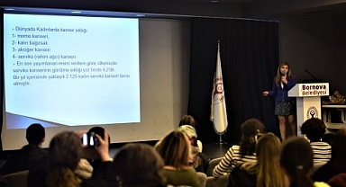 Bornova'da HPV aşısının önemine seminerle dikkat çekildi