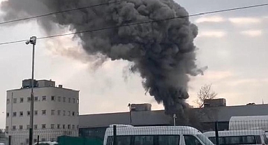 Bursa'da otobüs terminalinde korkutan yangın