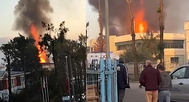 Çiğli AOSB'de Yangın: 1 İşçi Hayatını Kaybetti, 3 İşçi Ağır Yaralı!