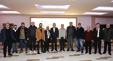 HAKAN KOŞTU GAZETECİLER GÜNÜ'NDE YEREL GAZETECİLERLE BULUŞTU