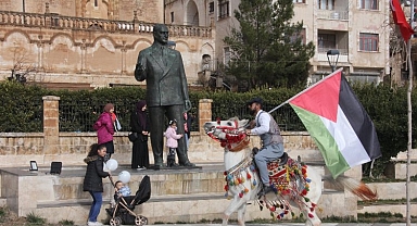 Mardin'de 5 dilde teröre ve İsrail’e tepki
