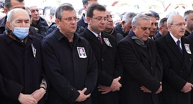 Özel, İmamoğlu ve Kılıçdaroğlu, Aysel Öymen'in cenazesine katıldı
