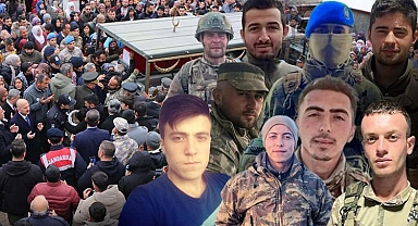 Türkiye kahramanlarını uğurluyor... Pençe-Kilit şehitlerine acı veda