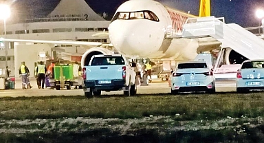 Uçakta ‘yardım edin’ paniği