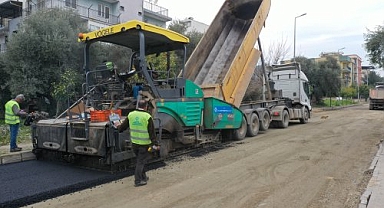 Aydın Büyükşehir Belediyesi asfalt çalışmalarında hız kesmiyor