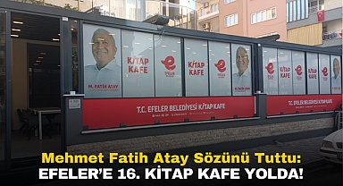 Başkan Atay'ın Efeler'e 16. Kitap Kafesi Yolda!