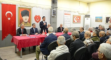 CHP'li İrfan Önal emekli astsubaylarla buluştu