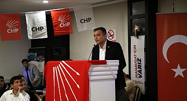 CHP'Lİ NEFİ KARA PARTİLİLERLE BİR ARAYA GELDİ