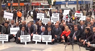 Denizli CHP'den Oturma Eylemi