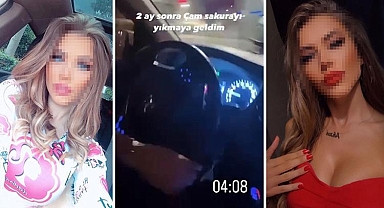 Drift yapan spiker kamerada! Hem ehliyeti alındı hem aracı trafikten men edildi
