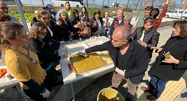Efes Selçuk'ta Zeytinyağı Sabunu Yapım Atölyesi düzenlendi