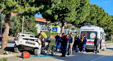 Genç sürücü sürüklenen araçta feci şekilde hayatını kaybetti