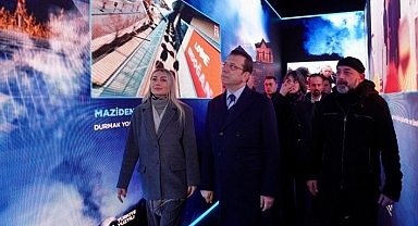 İmamoğlu Çifti, Cumhuriyet'in 100. Yılında 'Recep Tayyip Erdoğan Sergisi'ni Gezip İnceledi