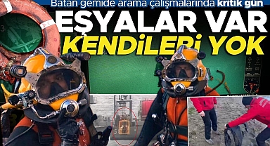 Marmara'da batan gemide arama çalışmalarında kritik gün... Kayıp mürettebat için herkes seferber