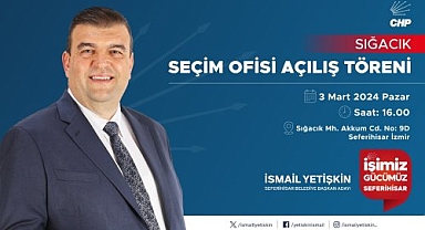 Başkan Adayı Yetişkin: Seferihisar’ı hep birlikte yarınlara taşıyacağız
