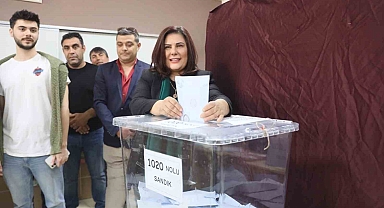 Başkan Çerçioğlu, oyunu kullandı