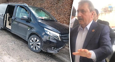 BBP Genel Başkanı Destici'nin makam aracı kaza yaptı: 4 yaralı