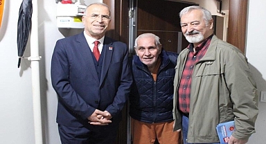 CHP adayı Ünal Işık proje mesaisinde kapı kapı dolaştı