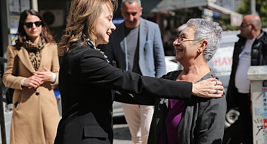 CHP Konak Belediye Başkan Adayı Nilüfer Çınarlı Mutlu, Seçim Çalışmalarına Devam Ediyor