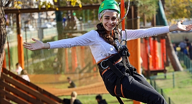 Macera Parkı 3 ayda 5 bin kişiyi konuk etti
