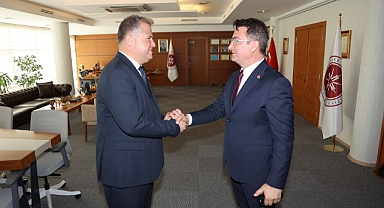 Başkan Balkan’dan ilk resmi ziyaret mezun olduğu üniversiteye oldu