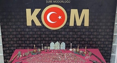 9 milyon 500 TL değerinde tarihi eser ele geçirildi