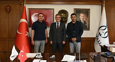 BAŞKAN ÖMER GÜNEL’DEN NAZİLLİ BELEDİYE BAŞKANINA TEBRİK ZİYARETİ