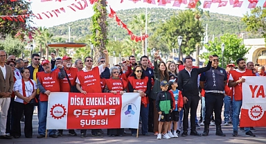 Çeşme’de 1 Mayıs coşkusu