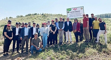 DYO 70. Yıl Hatıra Ormanı için Belenbaşı Köyü'nde Fidan Dikimi