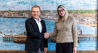 İSVEÇ İSTANBUL BAŞKONSOLOSU STROMQUIST, BAŞKAN SEÇER’İ ZİYARET ETTİ