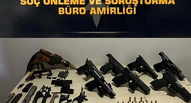 İzmir'de Kaçak Silah Atölyesine Baskın | 3 Gözaltı