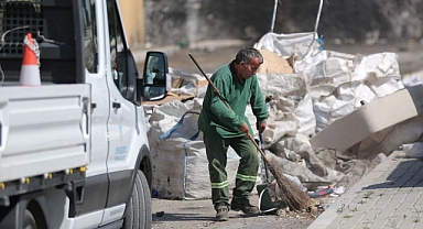 Konak Belediyesi kaçak molozla mücadelede