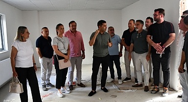 BAŞKAN GÜNEL YAPIMI SÜREN ‘ÇOCUK EVİ VE KADIN DANIŞMA MERKEZİ’ ÇALIŞMALARINI İNCELEDİ