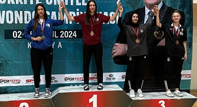 Osmangazi'nin Gruru Şevval Melek Kanbur Tekvandoda Türkiye 2.si