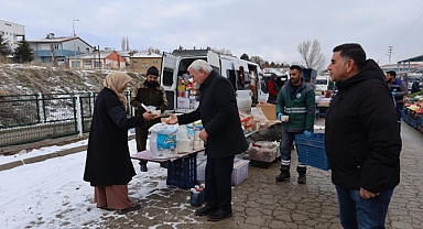 Kayseri Pınarbaşı Belediyesi’nden Sıcak Çorba İkramı