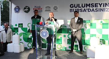 BURSA BÜYÜKŞEHİR BELEDİYESİ, SIVI GÜBRE TESİSİ'Nİ HİZMETE AÇTI