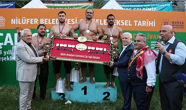 Bursa'da, 63. Tarihi Çalı Yağlı Güreşleri heyecanı