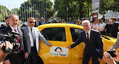 TÜRKİYE'YE ÖNCÜ 'BURSA TAKSİ' YOLLARDA