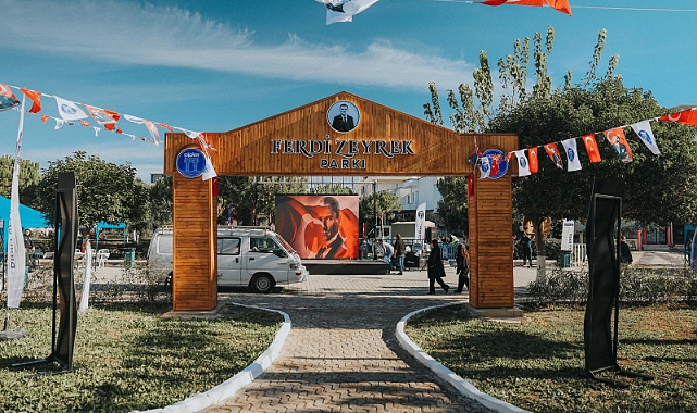 DİDİM’DE ANISI YAŞATILAN BİR İSİM: FERDİ ZEYREK PARKI AÇILDI