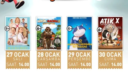 Çiğli Belediyesi Sömestr Sinema Günleri Etkinliği Devam Ediyor