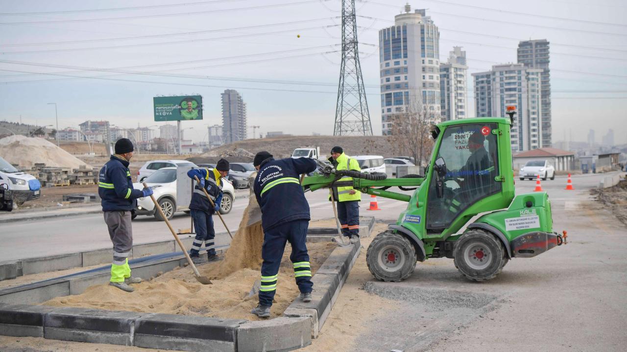 ABB’DEN, TRAFİĞE NEFES ALDIRAN ÇALIŞMA: YAŞAMKENT KAVŞAK DÜZENLEME ÇALIŞMASI
