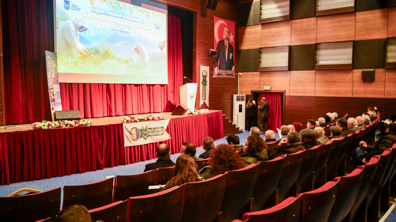 ANKARA BÜYÜKŞEHİR BELEDİYESİ ÜRETİCİNİN YANINDA: KIŞLATMADAN, İLKBAHARA ARICILIKTA KOLONİ YÖNETİMİ EĞİTİMİ