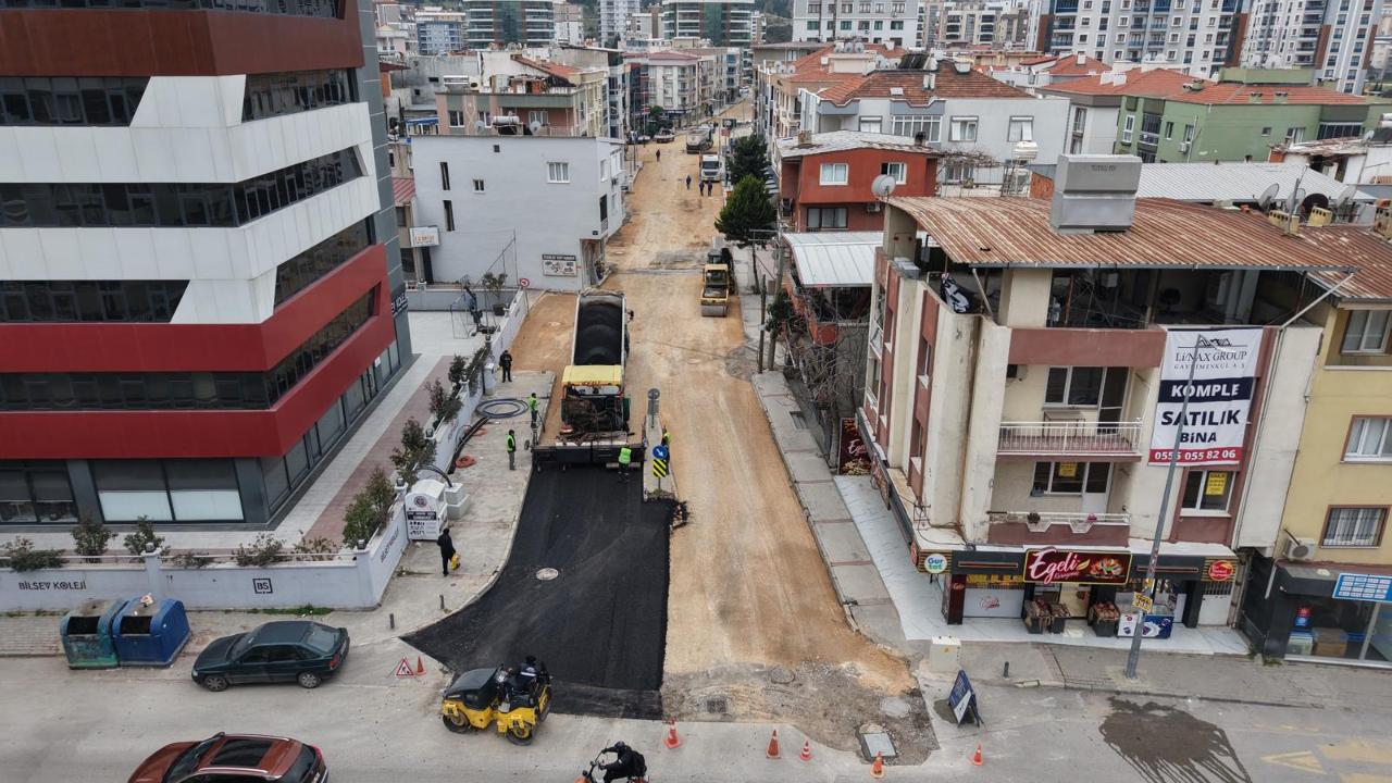 Çamlıkule’de bozulan yol onarıldı