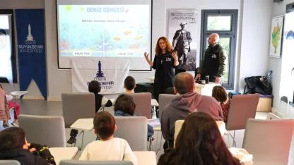 Çocuklar Efes Selçuk'ta denizin gizli dünyasını keşfetti