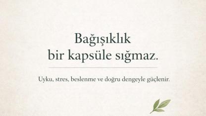 Güçlü Bağışıklık, Doğru Dengeyle Mümkün