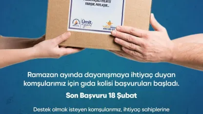 Muratpaşa'da Ramazan Kolisi Başvuruları ve Bağışlar Başladı