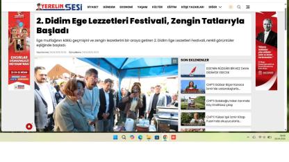 2. Didim Ege Lezzetleri Festivali, Zengin Tatlarıyla Başladı