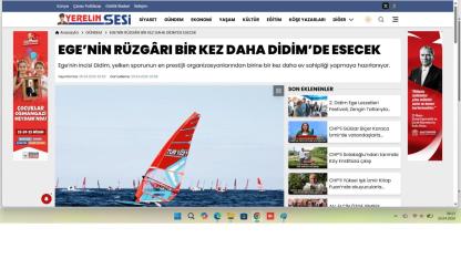 EGE’NİN RÜZGÂRI BİR KEZ DAHA DİDİM’DE ESECEK